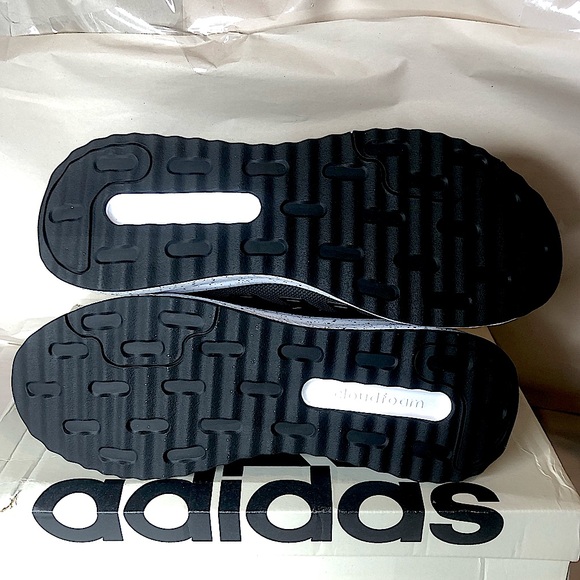 ADIDAS CLOUDFOAM X_PLRPULSE Black w Speckled Soles Slip On Shoes Sz 10 NIB - Picture 8 of 17